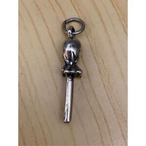 Lollipop Sterling Silver Jewelry Charm